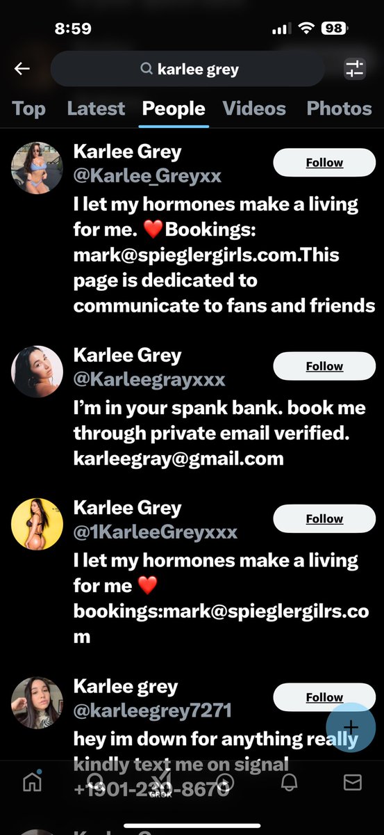 BD8746951912499's tweet photo. @karleegreyxxx So many fake accounts so who’s the real Karlee grey https://t.co/SAowzT9tws