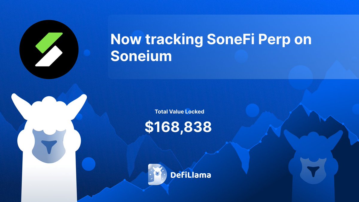 _DEXHUB's tweet image. 💡 @DefiLlama Now tracking @SoneFi_xyz Perp on @soneium 

🌿 #SoneFi is a comprehensive trading platform on the #Soneium Network, offering features such as AMM spot swaps, perpetual futures trading with up to 50x leverage, pump-launch capabilities, and a dual-token growth