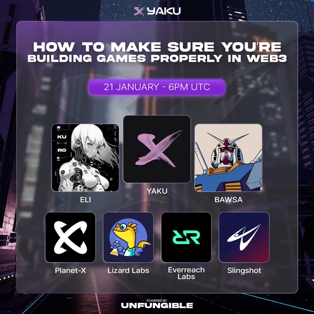 Spaces today 1pm EST 🫡 

<a href="/play_planetx/">planetx</a> 
<a href="/LizardLabsio/">Lizard Labs</a> 
<a href="/EverreachLabs/">Everreach Labs</a> 
<a href="/SlingshotDAO/">Slingshot DAO</a> 

Hosts: <a href="/773plays/">773plays</a> @nftbawsa