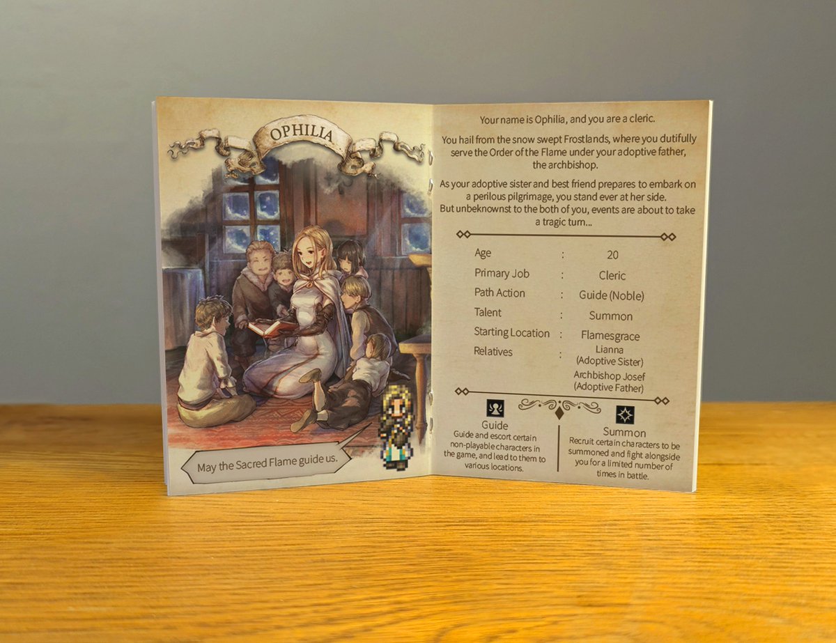 RowanFN's tweet photo. Here are some of the pictures of #octopathtraveler manual I created.

#Nintendo #nintendoswitch #manual #switchcorps #mbpuk #OPT https://t.co/uKbrHuIoQM