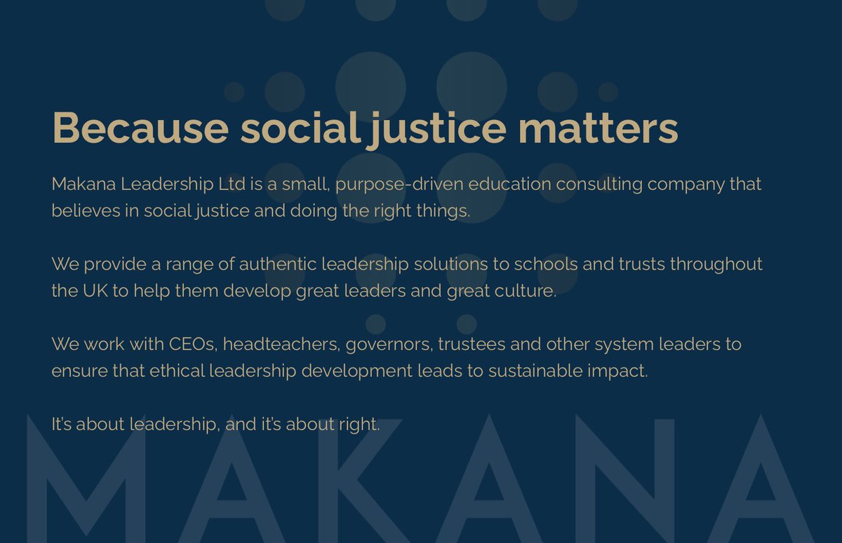 We are no longer posting on here. 

Please find us on Bluesky via @andrewdmorrish.bsky.social 

Alternately, visit our website: 

➡️ makanaleadership.co.uk