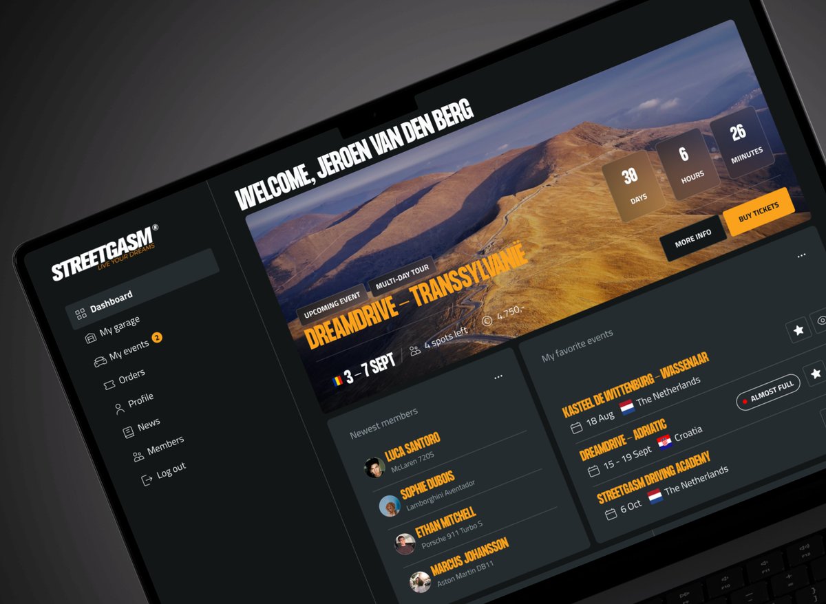 StreetGasm, one of Europe's leading supercar communities, was looking for a platform that perfectly matches their lifestyle and exclusive events. This project was about capturing their unique story and creating a seamless digital experience.

Full project: lnkd.in/eZbYu_rC