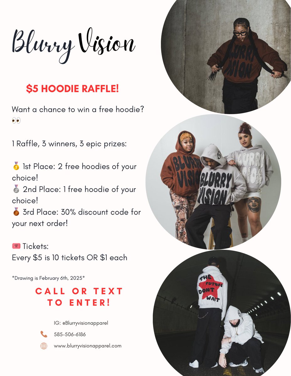 1st of many 🤞🏾 do not need to be local! #BlurryVisionApparel