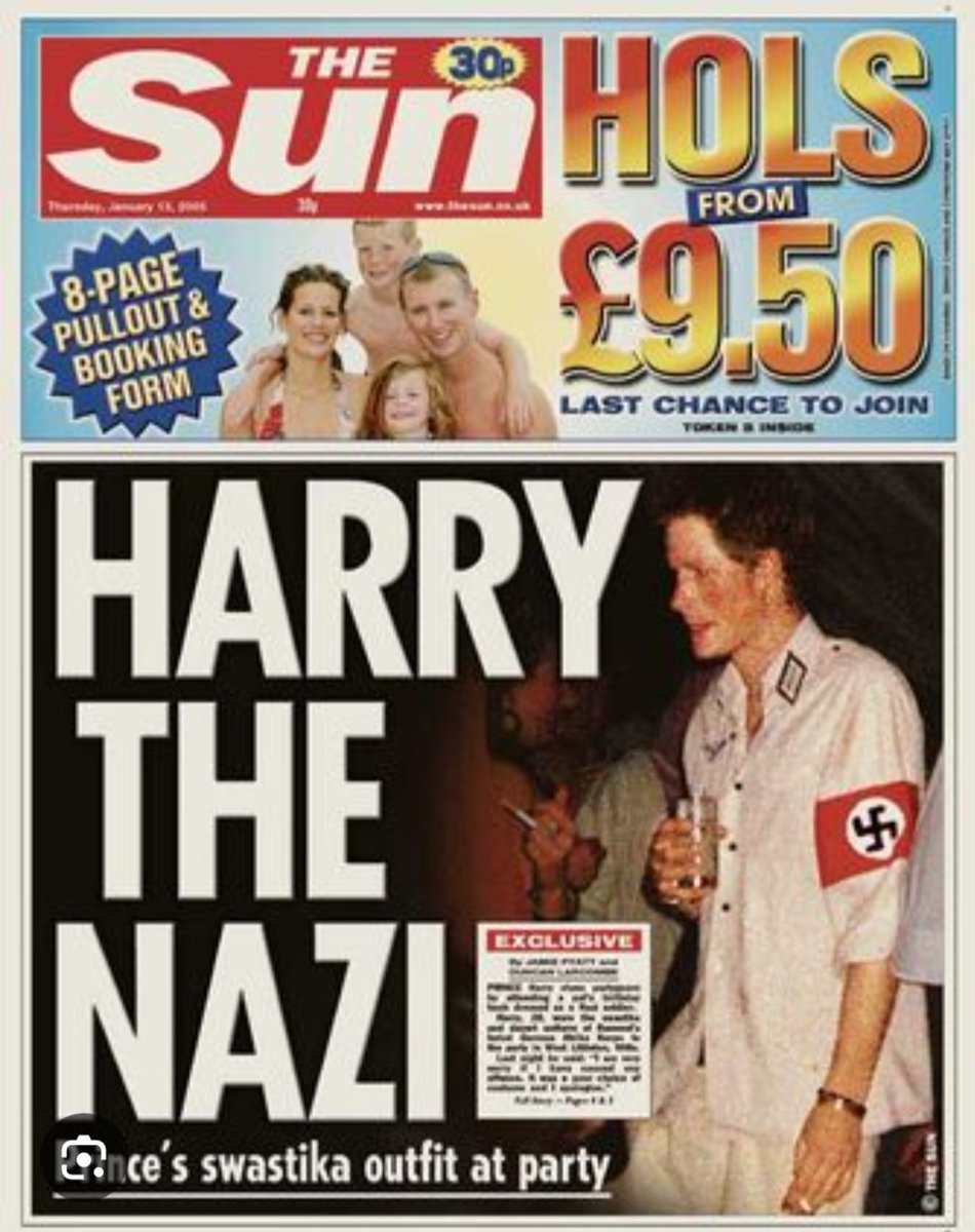 foxlethal88's tweet photo. Prince Harry and Nazis trending at the same time, at least they're not related this time https://t.co/WDuHzIKycS
