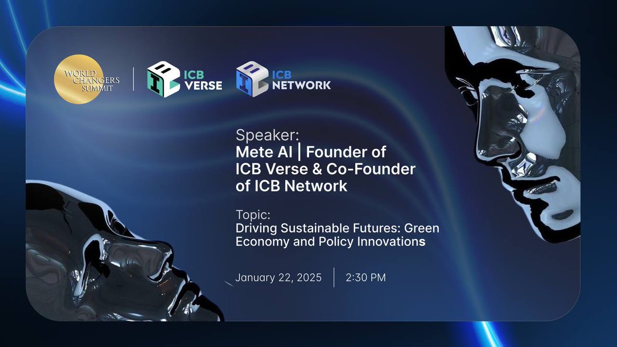 icbx_network's tweet image. The Journey Has Just Begun! 🚀

The new year is exciting, and Davos is already buzzing with inspiring conversations about the future. But there’s so much more ahead!

Tomorrow, our Founder, Mete Al, will proudly represent ICB Network and ICB Verse at the World Changers Summit,…