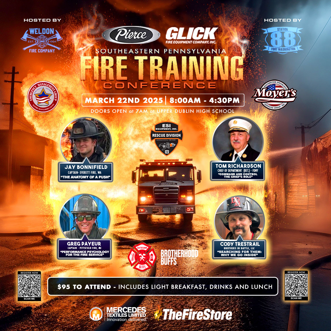 GLICK is honored to once again sponsor the The SE PA Fire Conference. This is an annual event that is hosted by the Fort Washington and Weldon Fire Companies in Montgomery County, PA. Register today at sepafireconference.regfox.com/sepa2025 #glickfire #SPFTC #SEPA #firetraining #firstresponders