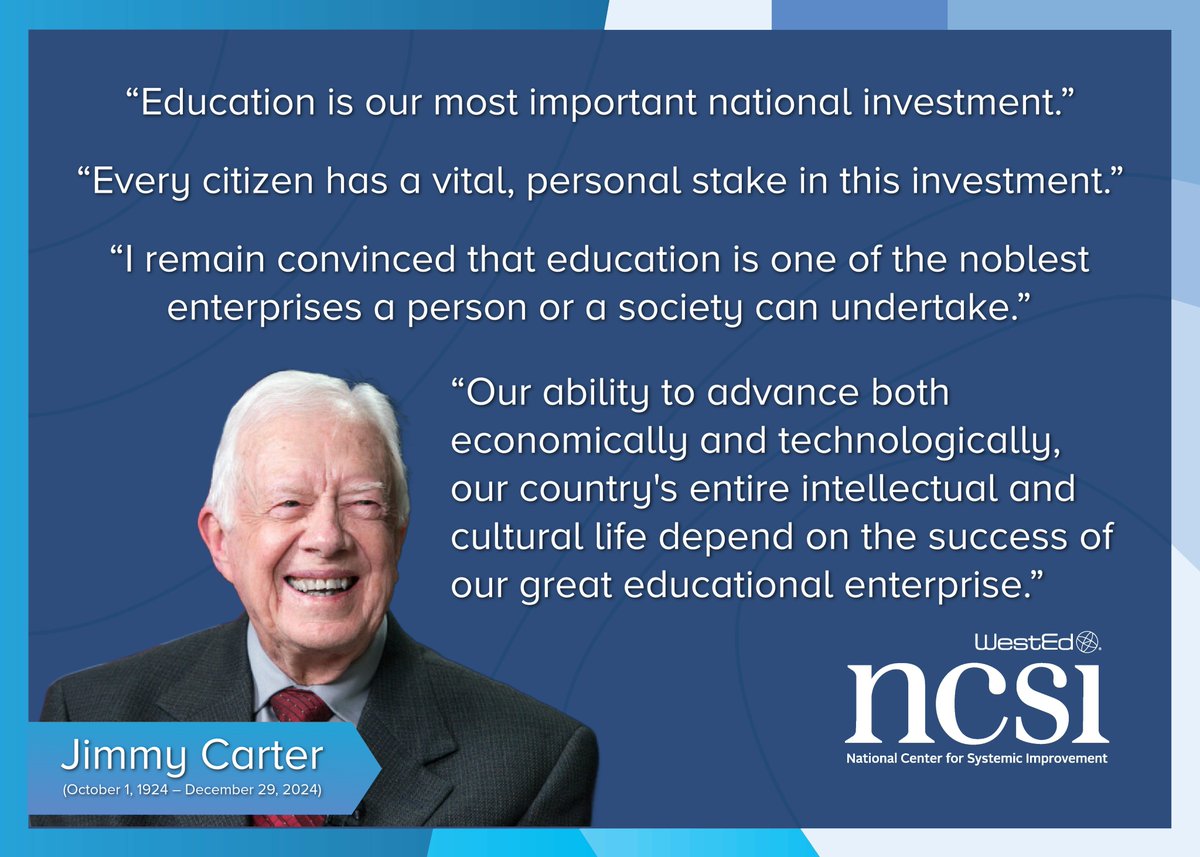 January’s OSEP Update Newsletter opens by honoring the legacy of President Jimmy Carter. Through these powerful quotes, we are reminded that these values should neither be partisan nor political—just as educating children, with or without disabilities, must be universal. Learn