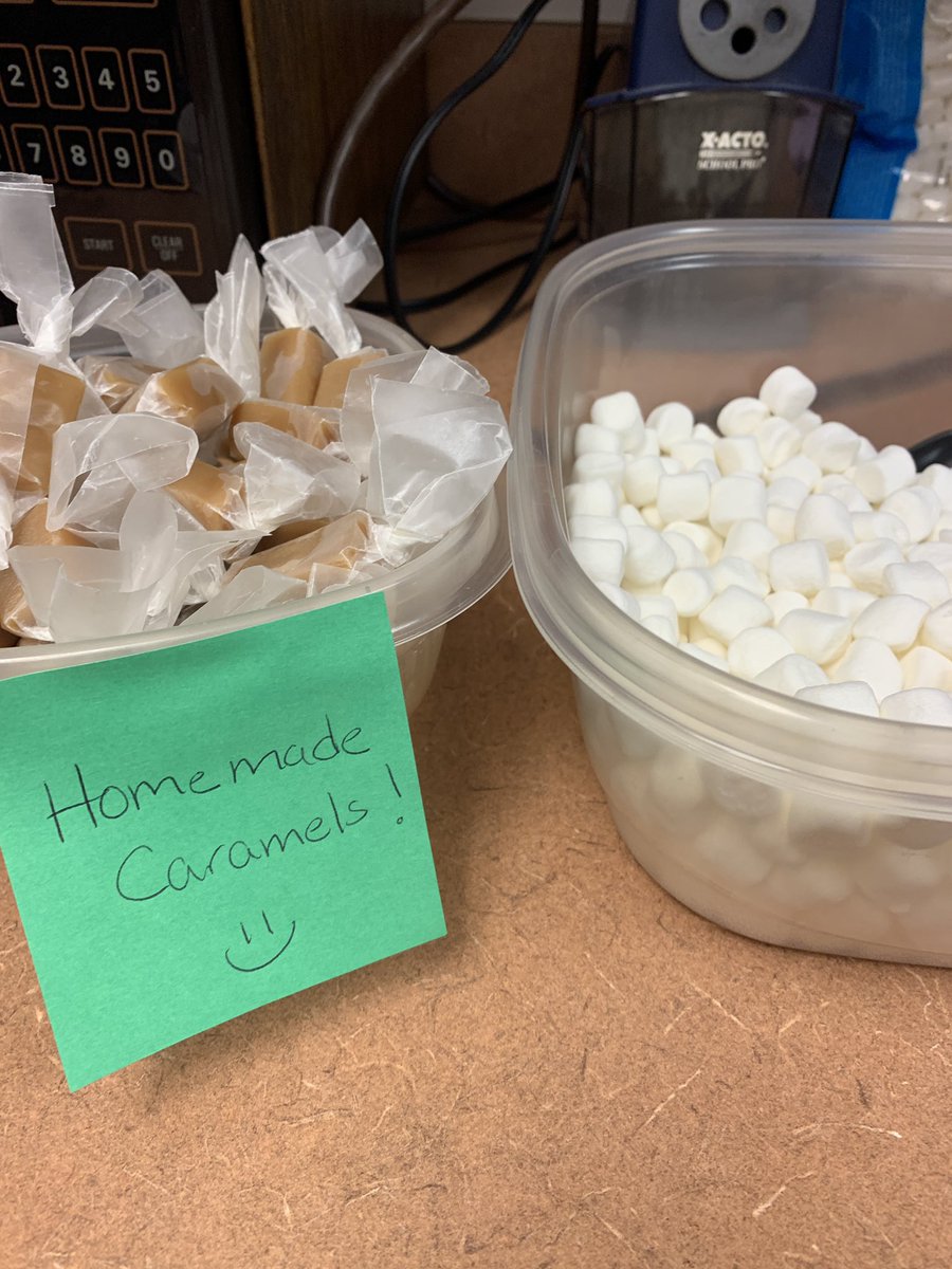 Thank you to hospitality and the library for warming our hearts on this frigid day! #tuckahoerocks