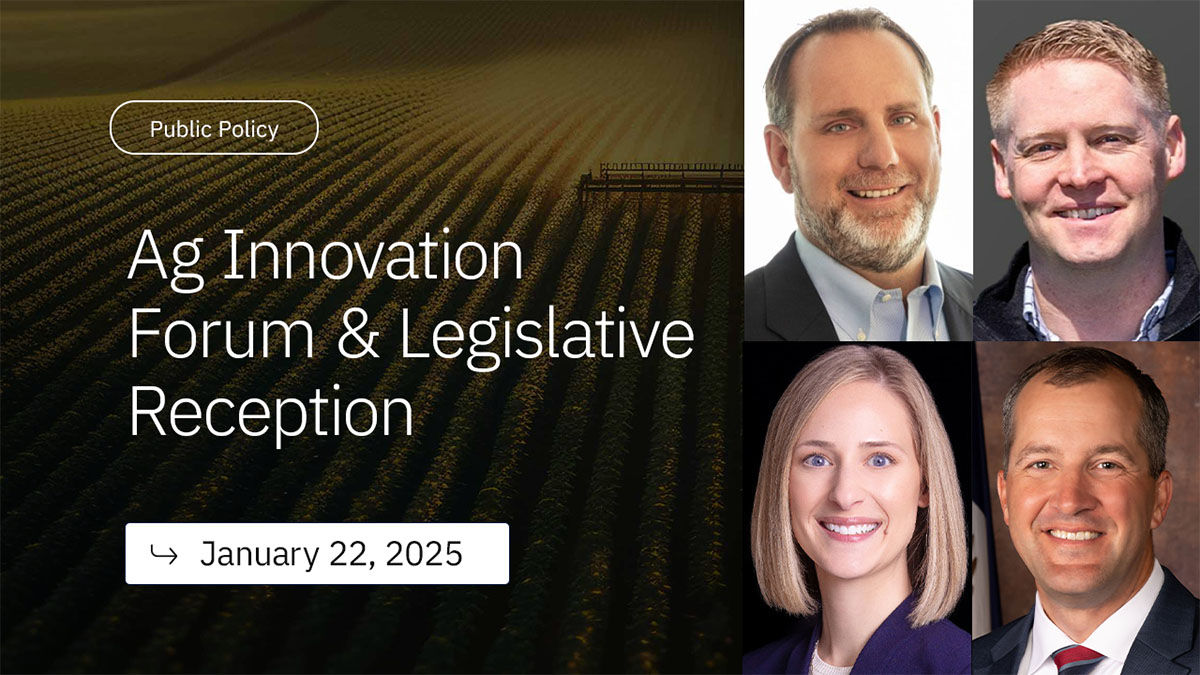 TechnologyIowa's tweet image. ⌛️Last Call! The Ag Innovation Forum takes place tomorrow, Jan. 22, bringing together industry leaders, policymakers, and innovators to explore how AgTech is shaping the future of agriculture in Iowa.

Register Today: technologyiowa.org/what-we-do/pub…

#PublicPolicy #AgTech #UniteIowaTech