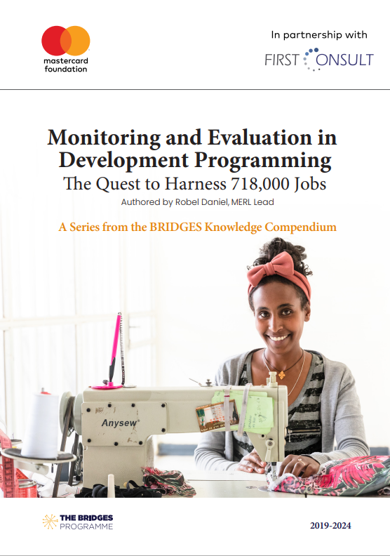 <a href="/RobelDaniel8/">Robel Daniel</a>, Monitoring &amp; Evaluation Lead for the BRIDGES Programme and his team, tracked and measured dizzying 910K+ jobs created for the youth and women in Ethiopia via 30+ interventions, turning data into actionable insights. 

Explore their journey: lnkd.in/euTGa6gH