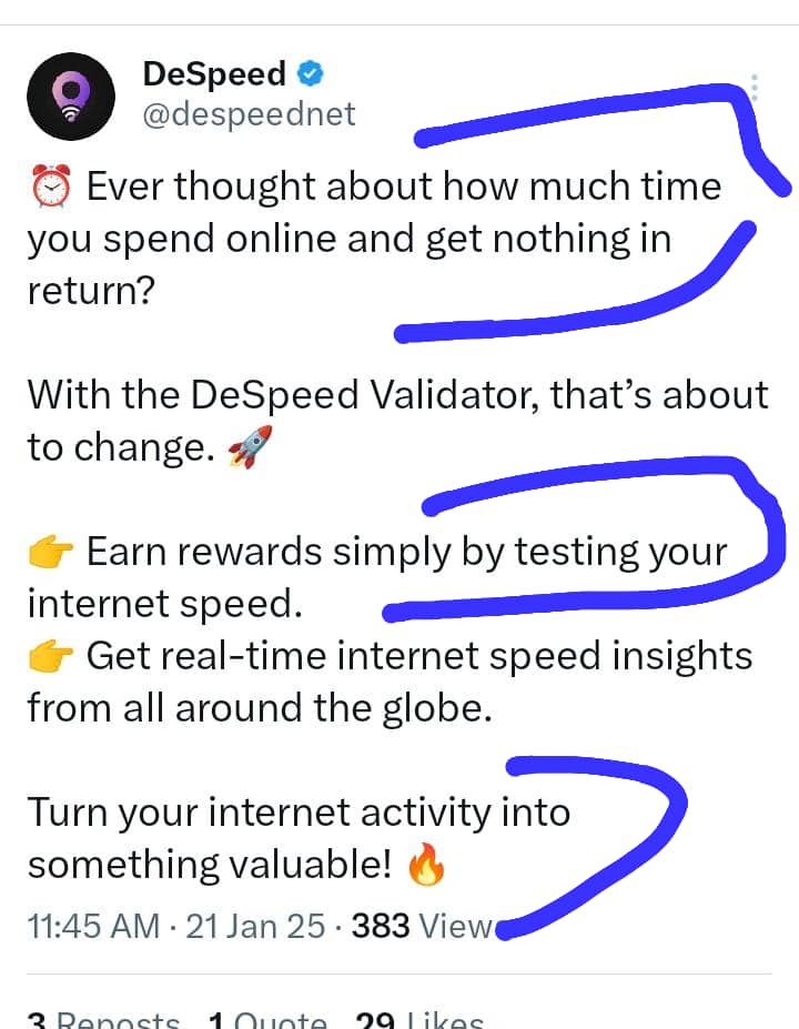 Ololade_OllyPro's tweet photo. Just like Nodepay and Grass

https://t.co/5v5ucBLUeL

Sign up with goggle
Download the extension
Do the available tasks
Daily claim, use kiwi or Mises browser 
Good luck https://t.co/H6el3I6TLt