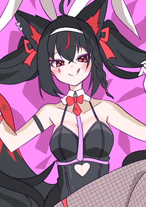 ラビットホール黒ちゃん#絵フブキ 