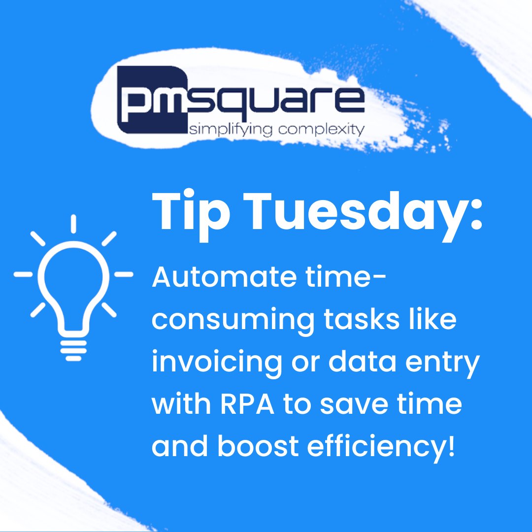 PMsquare's tweet image. 💡 #PM2Tips: Thinking about starting your #Automation journey? See how #RPA is already transforming businesses like yours! Watch now: 🔗youtu.be/9Drc6j9xhTc?ut…