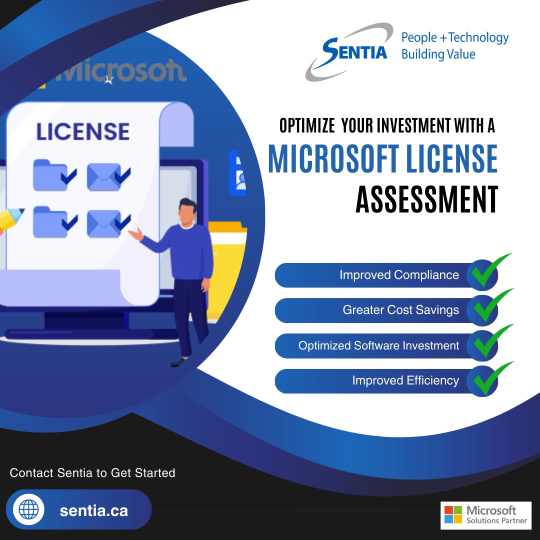 SentiaSolutions's tweet image. 🚀 **Is Your Business Ready?** 🚀 Ensuring compliance with Microsoft licensing can be complex, but it's crucial for avoiding legal risks and optimizing costs. Get started with Sentia today to ensure your business is ready for the future. 📈 #LicenseOptimization #Microsoft