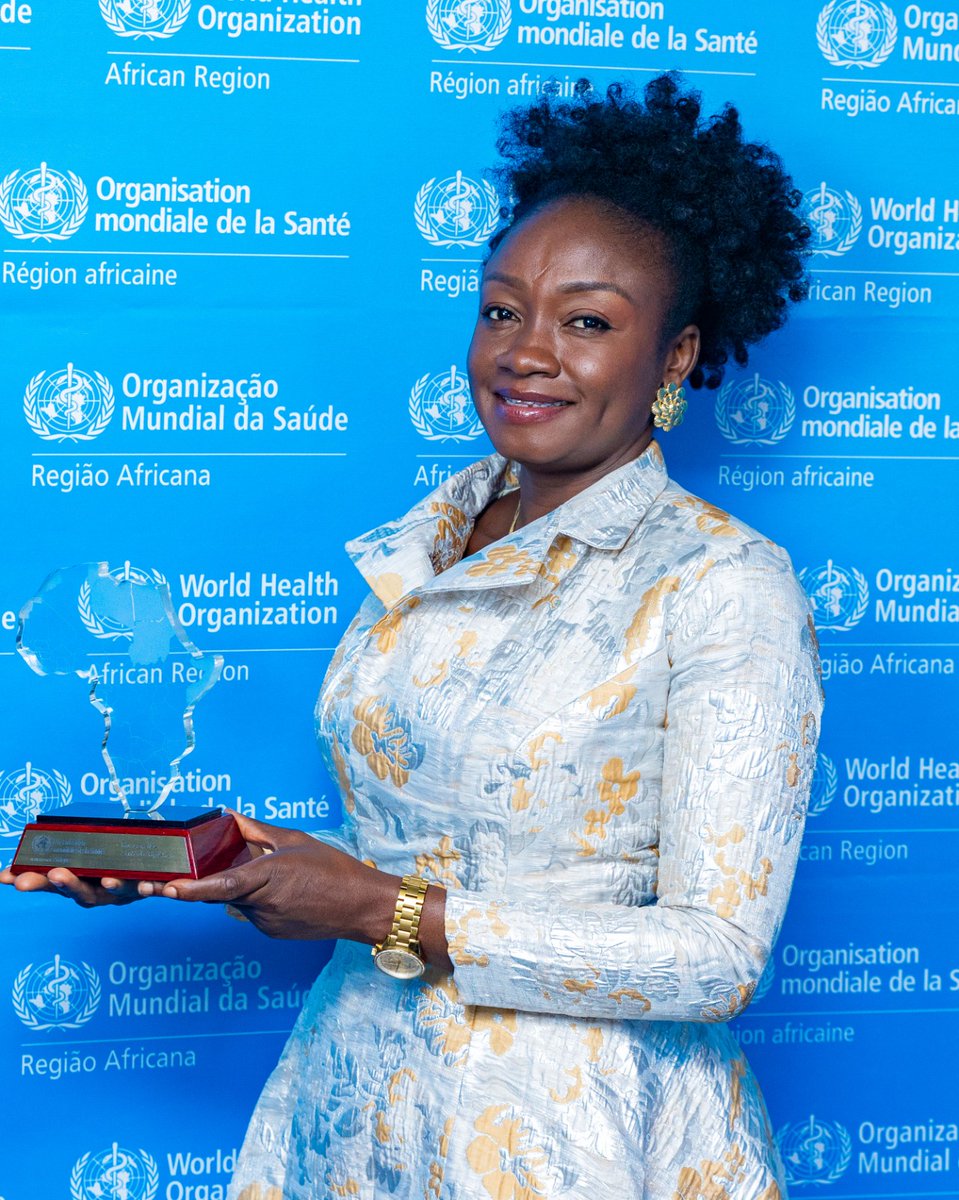 Dr_Adidja_AMANI's tweet photo. Thrilled to win First Place in @WHOAFRO's Elevator Pitch Competition!
Winning pitch: How we're transforming #malaria statistics through strategic #vaccine deployment - 12+M doses, 14 countries, and counting.
Clear communication drives impact. African expertise leads the way! https://t.co/C4BeZyE6aZ