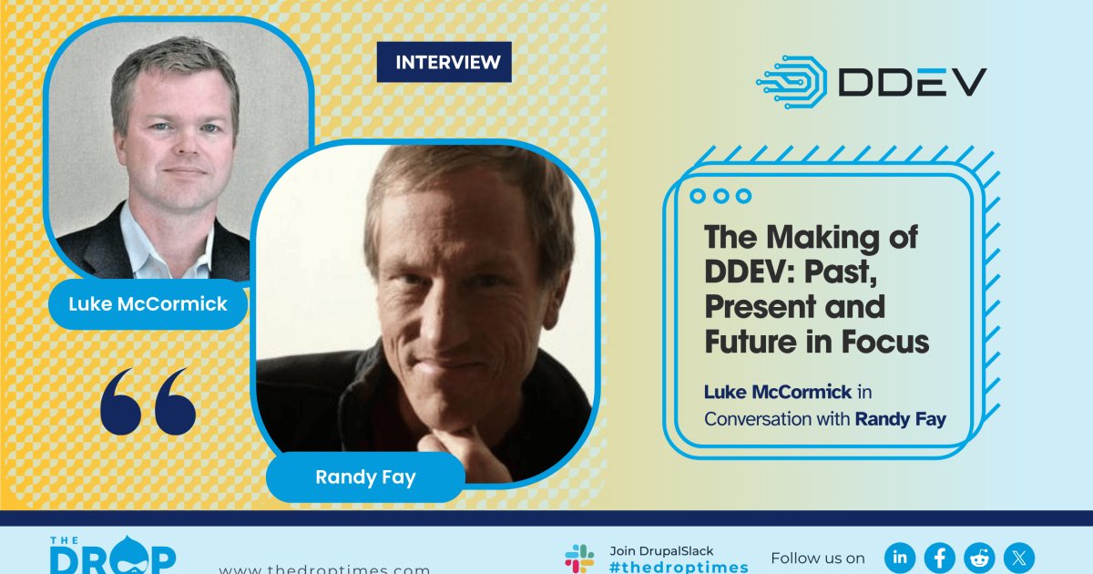 🚀 Dive into the journey of #DDEV with project maintainer <a href="/randyfay/">DDEV</a>  in an insightful interview with <a href="/cellear/">Luke McCormick</a> ! 🛠️ Learn about DDEV’s evolution, future plans, and how the community can get involved. 🔗 Read more bit.ly/3DZMYiS #Drupal #OpenSource #DevOps <a href="/webchick/">webchick</a>