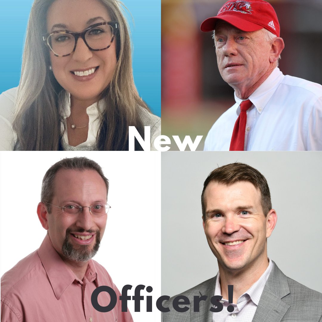 🚨 Big news! NCYS welcomes our new officers:
🎉 Ann Kitt-Carpenetti: Champion of youth sports &amp; safety
🏈 Jack Crowe: Legendary coach &amp; injury prevention advocate
📚 Dr. Gil Fried: Sport safety &amp; law expert
🥈 Adam Andrasko: Olympic leader advancing youth sports

#YouthSports
