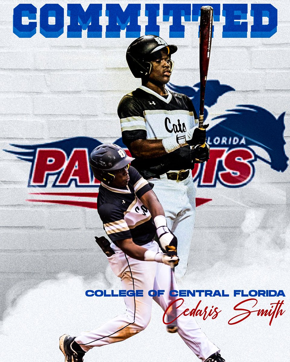 I am blessed to announce that I am committing to the College of Central Florida to further my academic and athletic career. #GoPats
<a href="/GoCFBaseball/">Marty Smith</a> <a href="/jc_sanner/">JC Sanner</a> <a href="/TVoiroPATLAND/">Tony Voiro</a> <a href="/daultonhorton10/">Daulton Horton</a> 
@Bobcat_Baseball 
<a href="/PowerBSB/">Power Baseball</a> 
<a href="/XceedSports/">Xceed Sports</a>