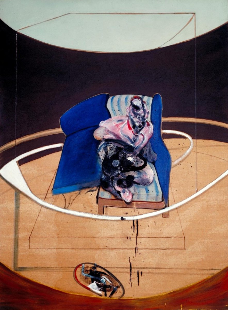 baconartbot's tweet photo. Study for Portrait on Folding Bed https://t.co/Fl2RmOVMfJ