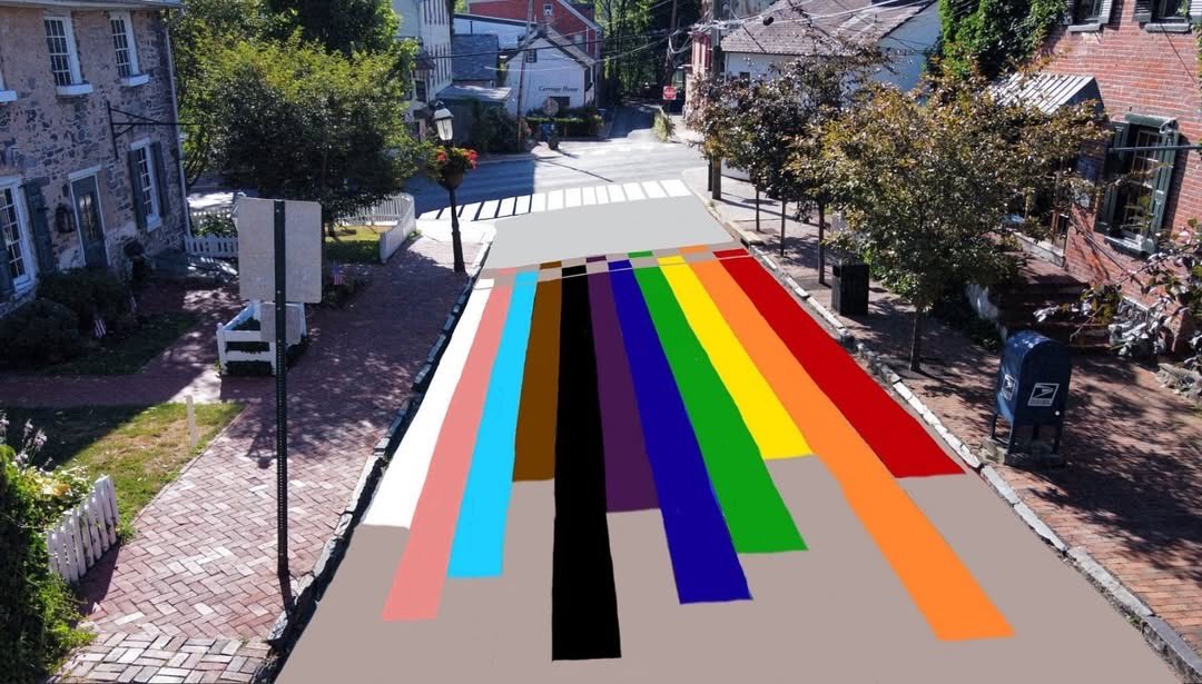 nhcelebrates's tweet photo. #NewHopeCelebrates is advocating for a project to bring the #ProgressFlag to W Mechanic St: https://t.co/v1ipo3xikd The project will be proposed at the New Hope Borough #CouncilMeeting today (01/21 at 6:30 pm) at 125 New St. #NewHopePA 18938. Come show your support! https://t.co/0zhrOIcDxM