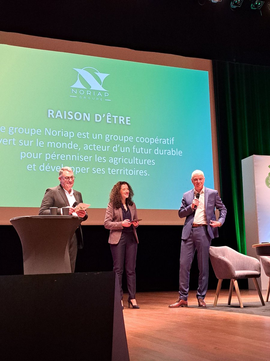 𝐏𝐫𝐨𝐣𝐞𝐭 𝐝'𝐞𝐧𝐭𝐫𝐞𝐩𝐫𝐢𝐬𝐞 𝟐𝟎𝟑𝟎 : Damien François présente la raison d’être : le Groupe Noriap est un groupe coopératif ouvert sur le monde, acteur d'un futur durable pour pérenniser les agricultures et développer ses territoires. 
#GroupeNoriap2030 
<a href="/Dami1F/">Damien FR</a>