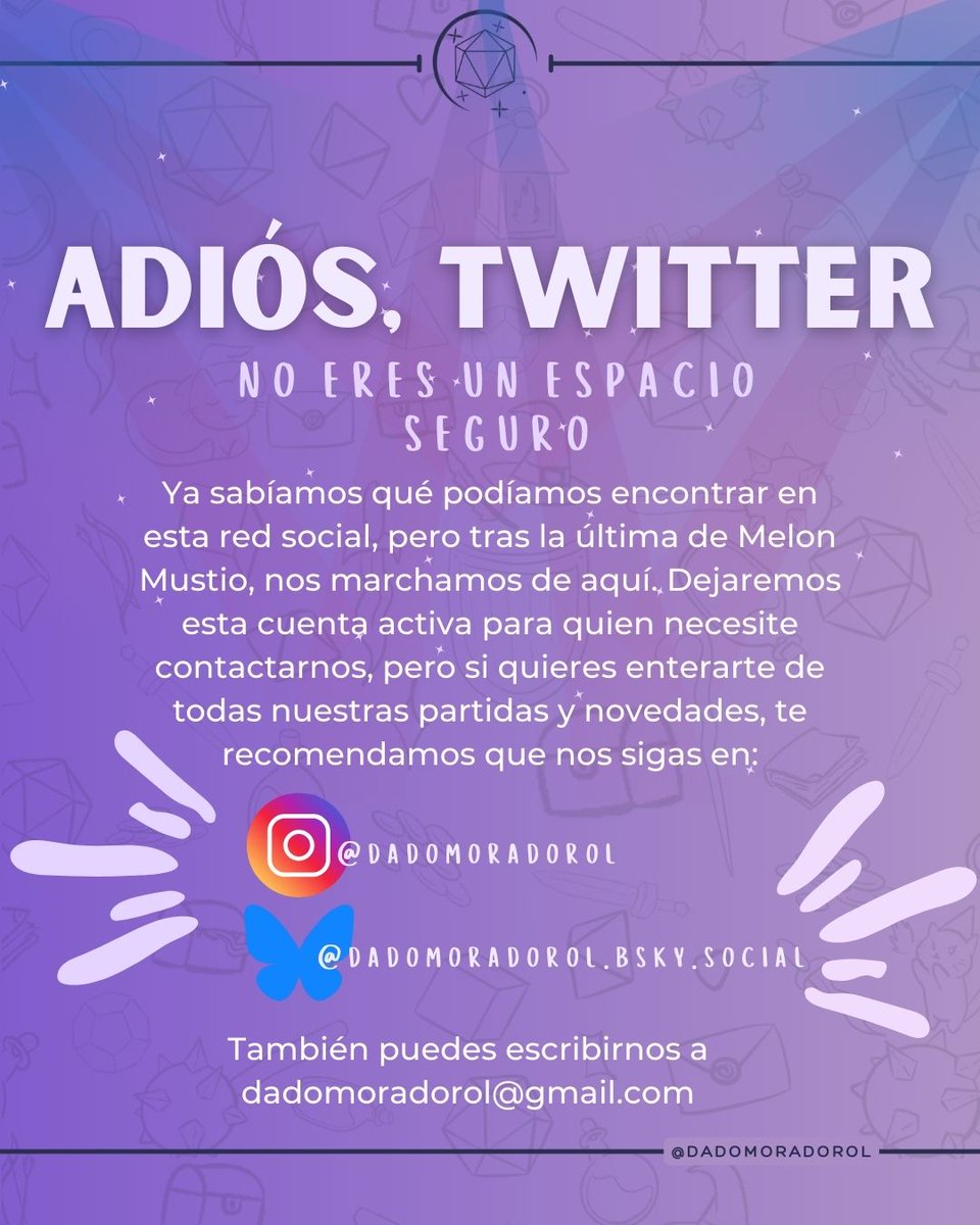 Nos vemos por otros lares, amigues 💜