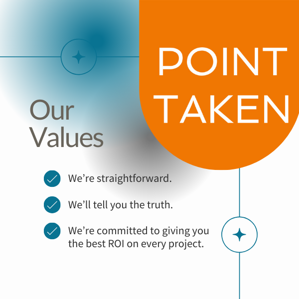 mgilliampr's tweet photo. At Point Taken, we live by our core values. 🌟 We are dedicated to fostering genuine connections with our community and providing top-notch PR and marketing solutions! #Transparency #Authenticity #ROI #PointTaken https://t.co/CECGVDWeQj