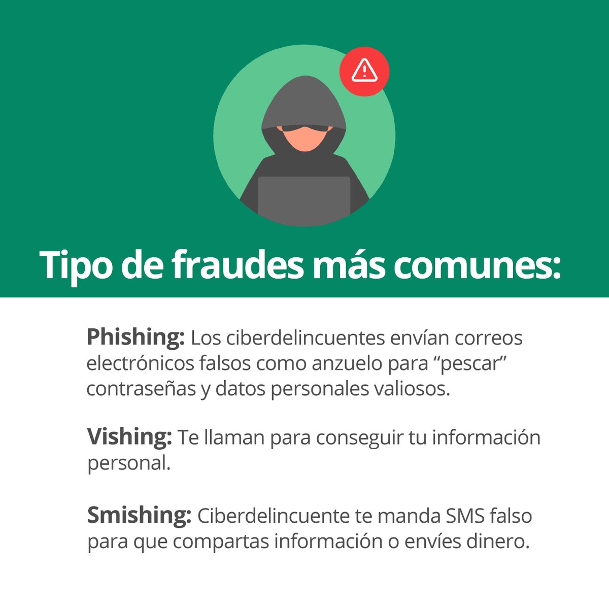 LAFISEDO's tweet photo. ¡Tu seguridad es lo más importante!
No compartas datos personales ni hagas clic en enlaces sospechosos. Juntos podemos prevenir fraudes como phishing, vishing o smishing.

Infórmate más: 

https://t.co/4yAR2exop9

#MantengámonosCiberseguros #BancoLAFISE #SolucionesSinFronteras https://t.co/ZVTt19BExz