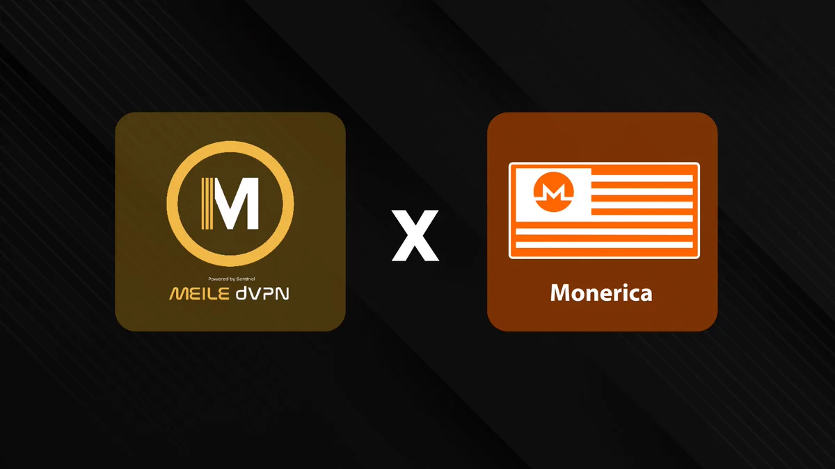 Meile DVPN has been listed on monerica.com