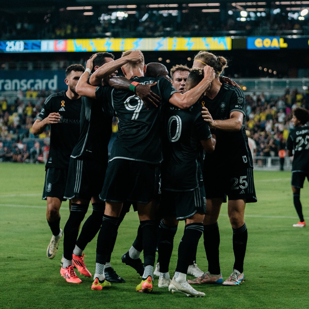 NashvilleSC's tweet image. Happy National Hugging Day 🫂
