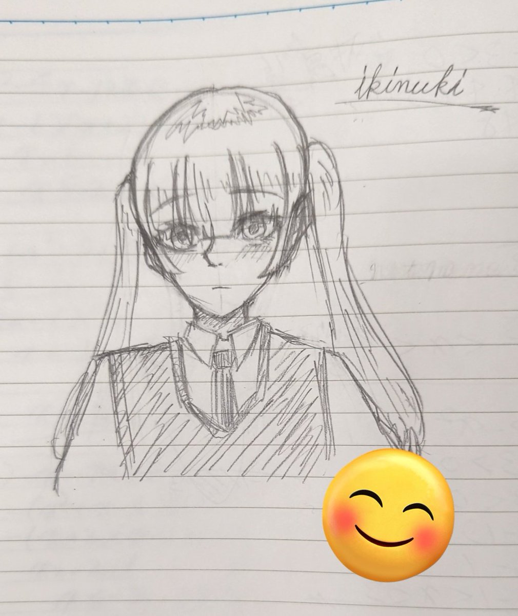 MACARONina_'s tweet photo. 久々のイラスト！息抜きち���んってことで( ´艸`)
 #アナログイラスト https://t.co/H6Cz9VeCbo