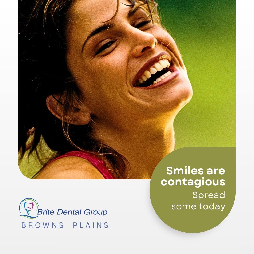BriteDentalAus's tweet image. Smiles are contagious—spread some today! 😁Visit Brite Dental Group for all your dental care needs.
#SmileMore #ContagiousSmiles #BriteDentalGroup #DentalCare #HealthyTeeth #SpreadJoy #OralHealth #SmileBright #DentalWellness #HappinessStartsHere