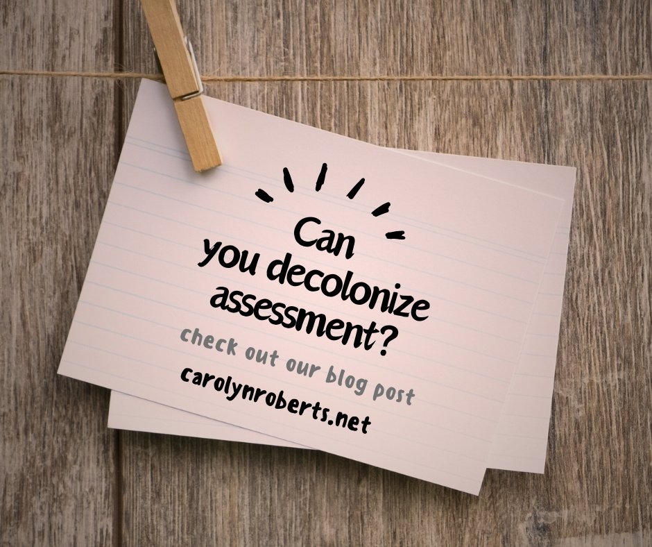 mcarolynroberts's tweet photo. I was so thankful to be a part of the conversation about assessment with the UBC course Assessment for Equity. We had a great conversation on what it means to look at assessment differently. Read my blog post to learn more. https://t.co/P4NZtp3yYq 
#Re-Storying Education https://t.co/Rgy3HiMaNX