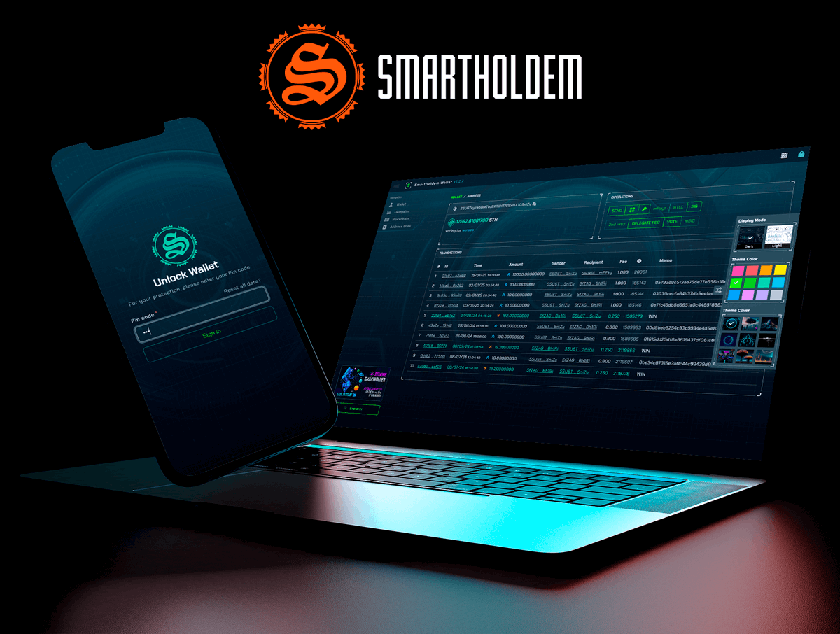 🚀 Get started with SmartHoldem Wallet in just seconds!
✅🔏Manage your $STH coins effortlessly and enjoy complete control. Customize your crypto journey with its adaptive design. 
➡️Create wallet wallet.smartholdem.io/login
➡️FAQ smartholdem.io/about-wallet

Join the revolution today!