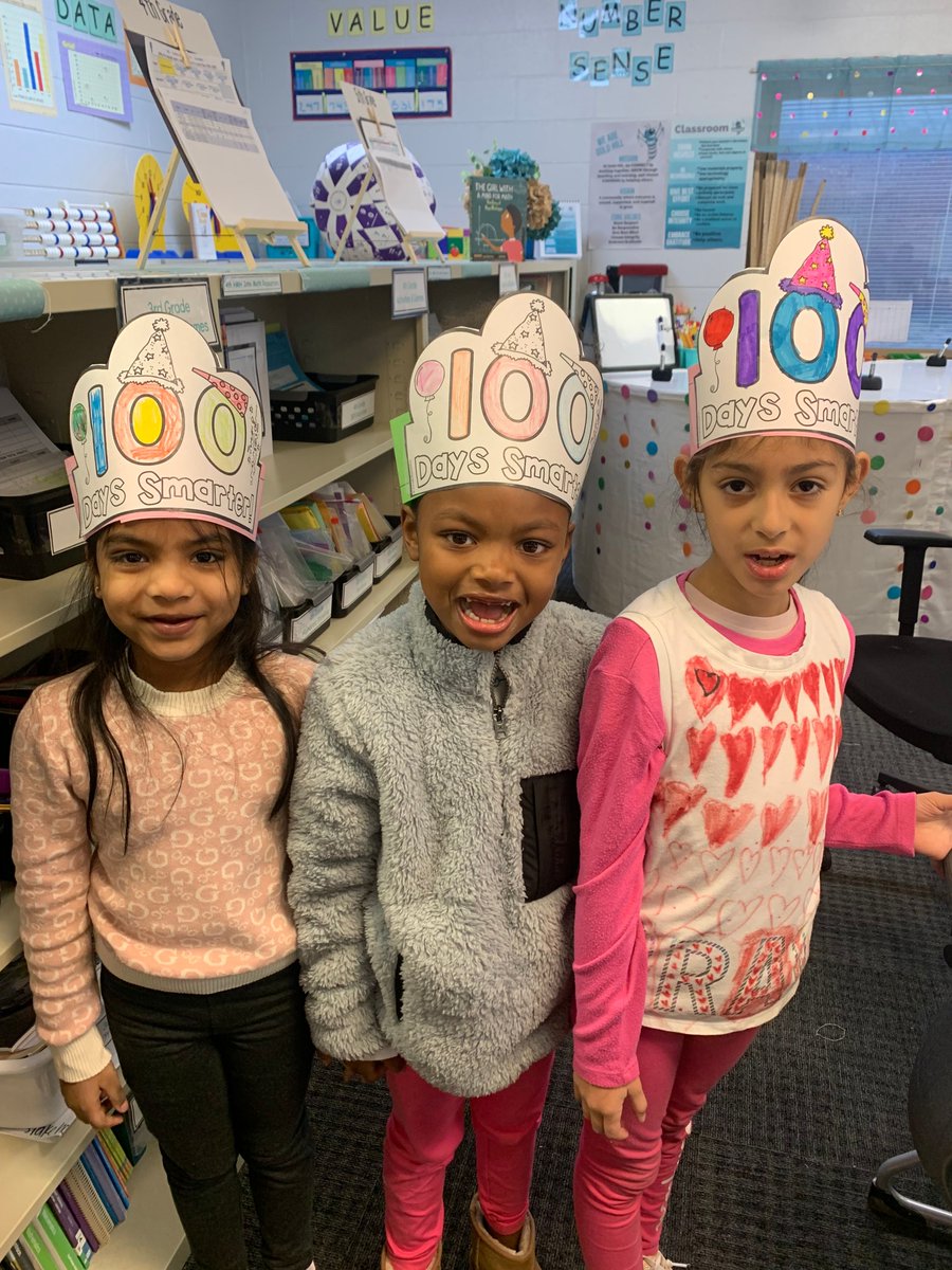 Today is the 1️⃣0️⃣0️⃣th Day of School!