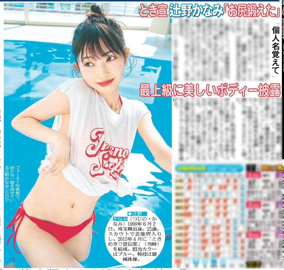 1月22日付 #スポーツ報知 】 🟦 #かなみん 特大掲載‼️🟦 #超ときめき