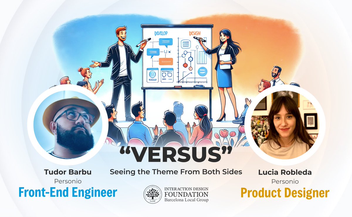 👊 Designer vs. Developer: Who Wins the UX Tug-of-War?
🔥 Join "Versus," a live debate where design dreams clash with dev realities!
🤔 Share your thoughts live &amp; shape the discussion.

📅 Don’t miss it—reserve your spot now! 
bit.ly/IxDFBarcelona_…
#UXDesign #DevDebate