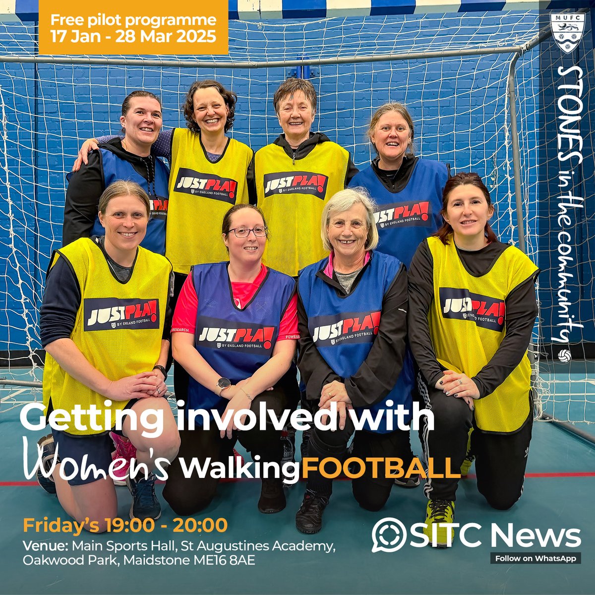 STONES in the community (@stonestrust) on Twitter photo Friday 17 Jan saw the 1st session for our Women’s Walking Football prg. Read the full article in the news section of our website stonesinthecommunity where you can also sign up to come along and join in.
<a href="/maidstoneunited/">Maidstone United</a>
<a href="/MUFCWomen/">Maidstone United Women</a>
<a href="/KentFA/">Kent FA âš˝</a>
<a href="/BBCKentSport/">BBC Sport Kent</a>
#stonesinthecommunity Friday 17 Jan saw the 1st session for our Women’s Walking Football prg. Read the full article in the news section of our website stonesinthecommunity where you can also sign up to come along and join in.
<a href="/maidstoneunited/">Maidstone United</a>
<a href="/MUFCWomen/">Maidstone United Women</a>
<a href="/KentFA/">Kent FA âš˝</a>
<a href="/BBCKentSport/">BBC Sport Kent</a>
#stonesinthecommunity