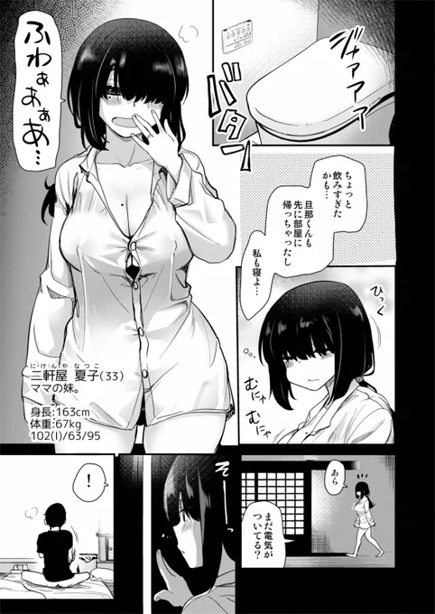 家の若い男が他所に迷惑をかけないように、
家族で性欲処理をするというHな風習『仲良し』。

そんな風習がある地域に住んでいる親戚は、
もちろん全員スケベで…

【配信が始まりました!】
Hな風習がある田舎の親戚が、全員スケベすぎる話。
https://t.co/zfxB68c9W7 