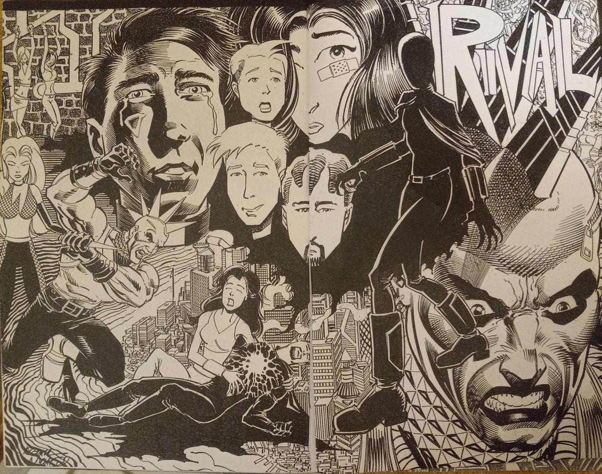 R.I.P Arthur Nichols, artist and inker for Magnus, Night Thrasher and a ton of other things. It was great to have him at the studio.