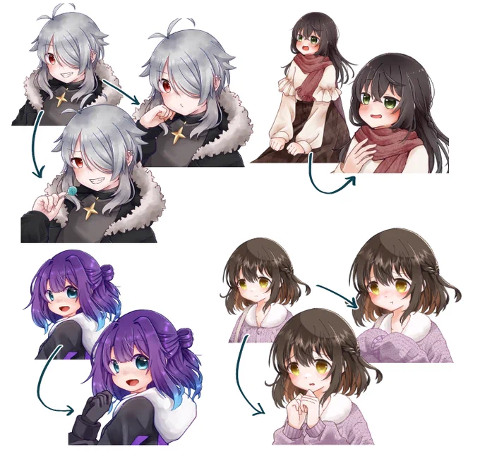 差分を描くときに立ち絵にはなかった腕を生やしてるよって話をしたときの残骸 