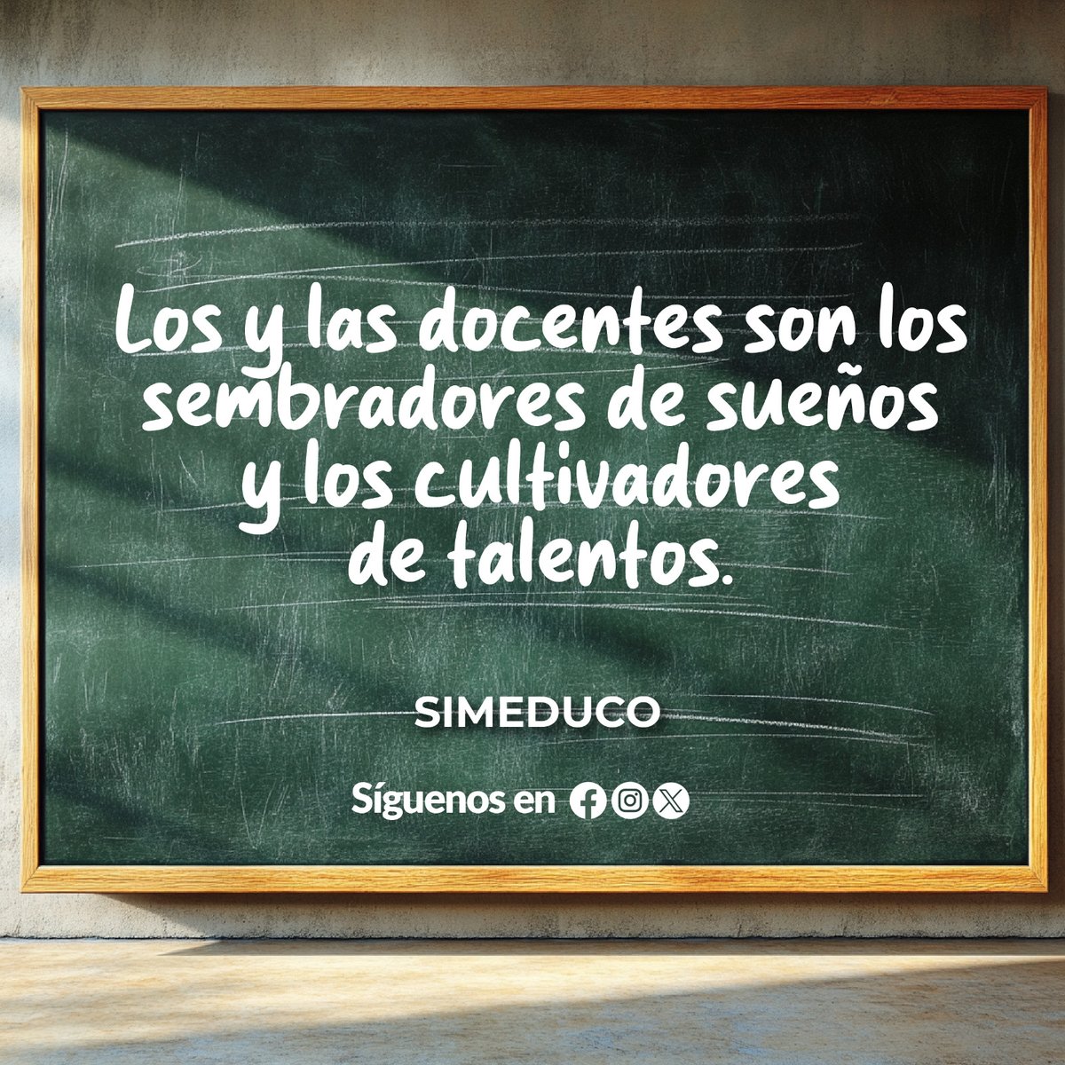 #simeduco No le pongamos obstaculos al progreso
#educación 
#eldocenteeselpilardelaeducacion