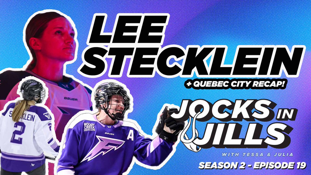 JocksInJills's tweet photo. .@LeeSteck2 joins us for the most recent episode of the pod! @PWHL_Minnesota 

We also recap a great weekend in Québec City and a big six point weekend for @PWHL_Montreal  

🎧: https://t.co/mGo50cfHhs https://t.co/uFREmcpxk9