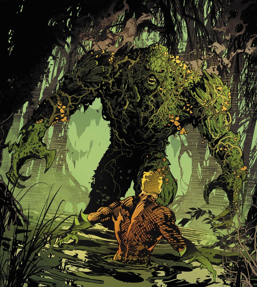 Justice League Unlimited #3 preview, on shelves tomorrow, beautiful colors by <a href="/TBonvillain/">Tamra Bonvillain</a>