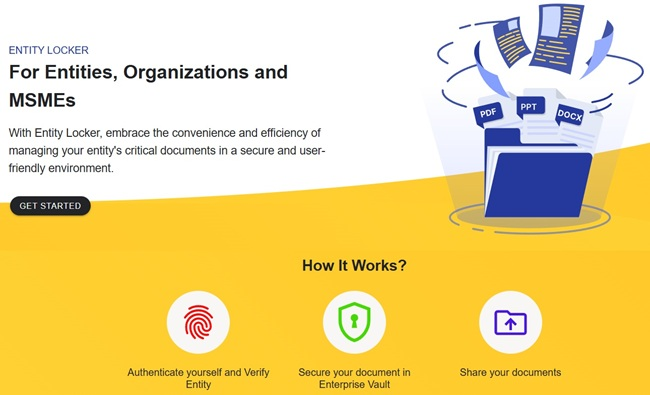 TechHounder's tweet image. 🔥 The Government of India has launched Entity Locker, a secure cloud-based platform for efficient business document management!

#EntityLocker #DigitalIndia