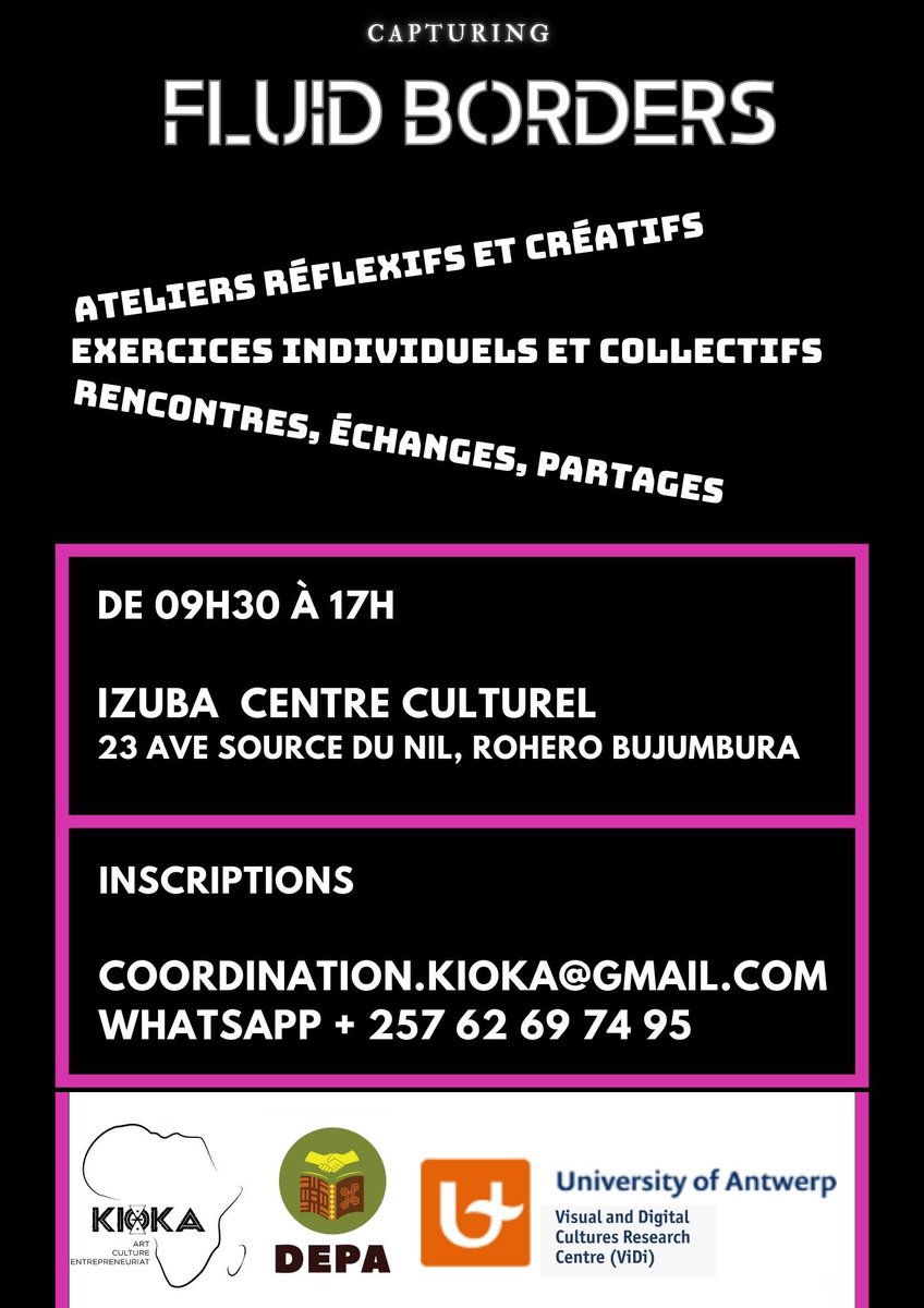 IzubaHub's tweet photo. Nous recherchons des artistes et des universitaires pour participer à une de ces deux journées de workshop.C'est défrayé 35K/personne.La restitution aura lieu le samedi 1er février après-midi à IZUBA 🌞 https://t.co/tSzm68zKpj