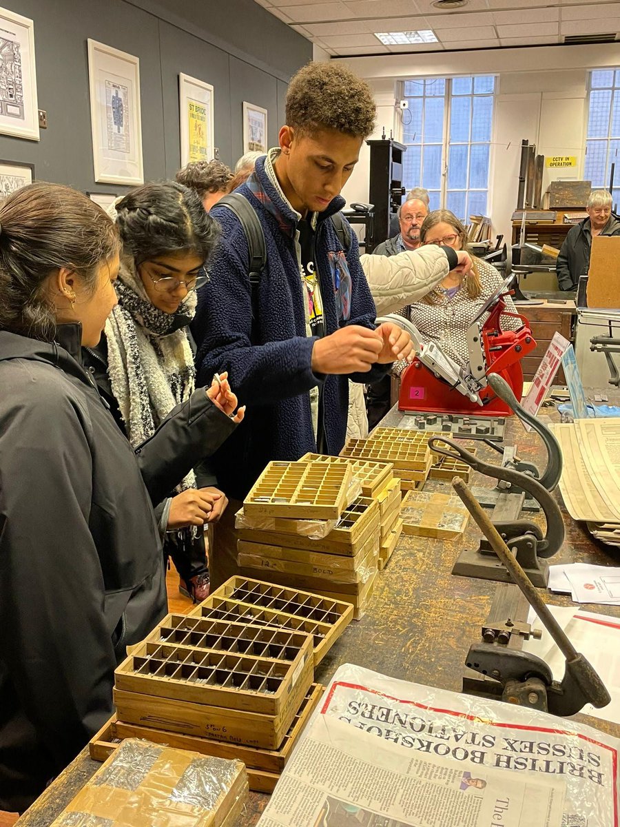 stbridefdn's tweet photo. There are still a couple of spaces on this month's tour of our print workshop and library collections! β¨
π Thursday 30 January
π° 11am-1pm
π https://t.co/0K6D03AIxM
#HeritageTours #WhatsOnLondon #ThingsToDoLondon #LondonHeritage #PrintHistory #PrintWorkshop https://t.co/fyqnCcRukU