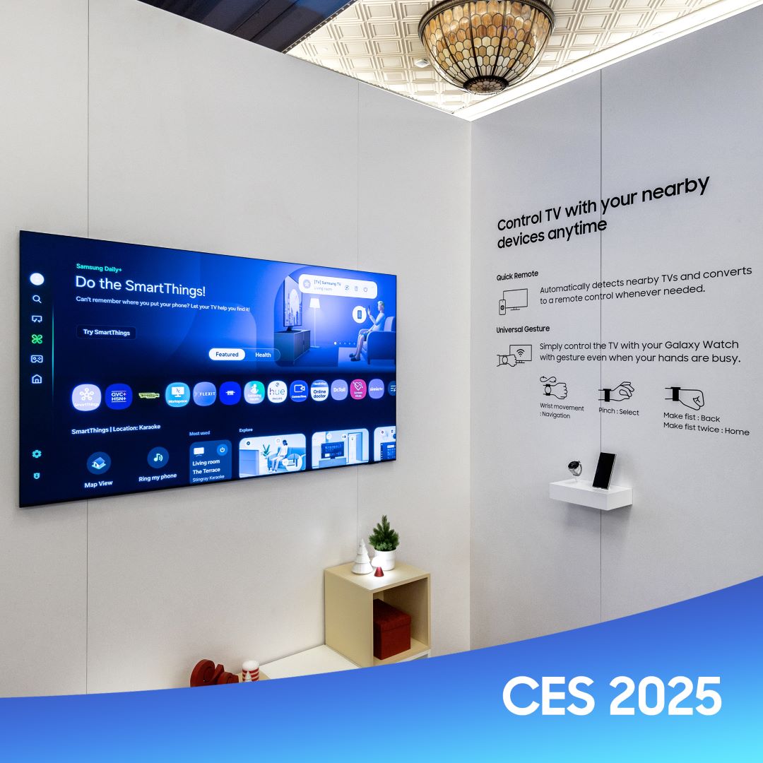 SamsungSrbija's tweet photo. Nema daljinskog? Nema problema. #UniversalGesture i #QuickRemote pretvaraju tvoje Galaxy uređaje u čarobne štapiće za tvoj TV. Besprekorno kontroliši TV pomoću telefona ili pametnog sata. 📱⌚ https://t.co/pGg0LgZf6T