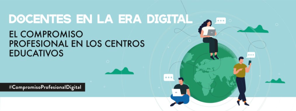 eTwinning_es's tweet photo. 🚀Lanzamiento del MOOC Docentes en la era digital: el compromiso profesional en los centros educativos #CompromisoProfesionalDigital
👉 30 horas certificadas
📅 Inscripciones hasta el 14 de febrero
🖱️https://t.co/r5BcnxCVKE https://t.co/YU9arHXTNJ