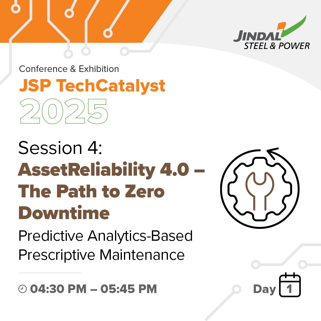 JindalSteel_In's tweet photo. Data-led approaches can go a long way in strengthening operations and minimising downtime. At #JSPTechCatalyst, we are gearing up to push boundaries and achieve excellence with the #SteelOfIndia. https://t.co/FWtZjiwiwk
